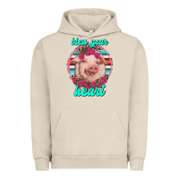 Pigment French Oak bless your heart pig Urban Hoodie - RanaPortraitStore