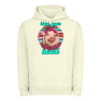 Pigment Pistachio bless your heart pig Urban Hoodie - RanaPortraitStore