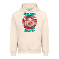 Sandshell bless your heart pig Urban Hoodie - RanaPortraitStore