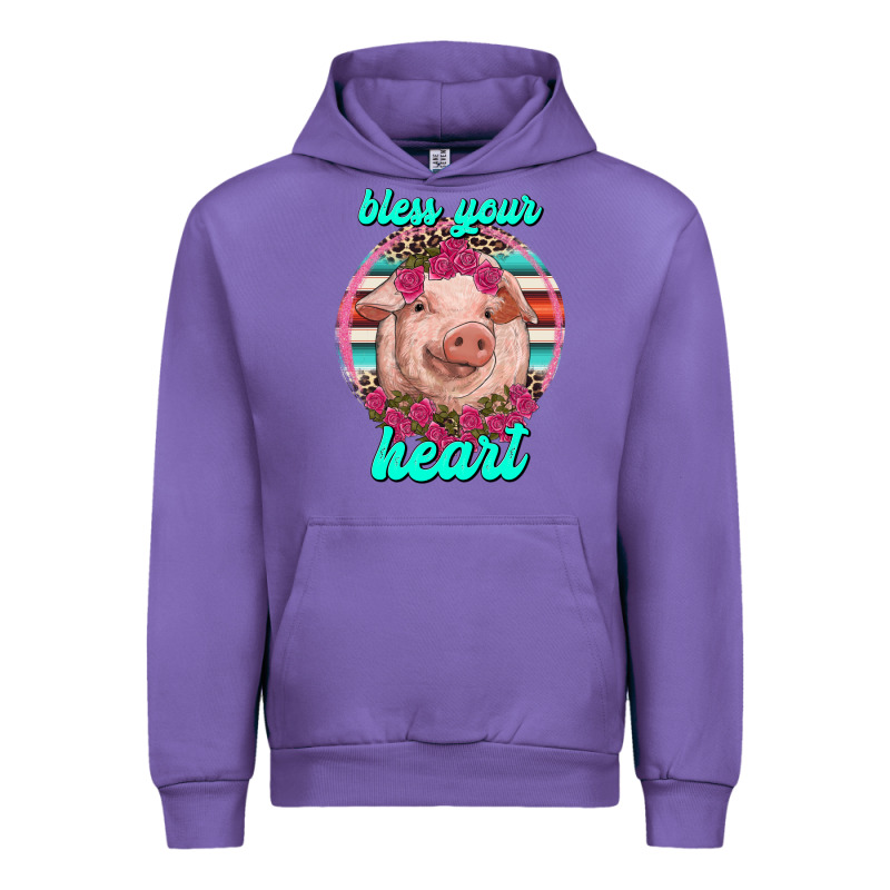 Bless Your Heart Pig Urban Hoodie by RanaPortraitStore | Teevron