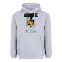 Heather Grey a movie powerline Heavyweight Hoodie - artisFamous
