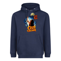 Navy bark at the moon Heavyweight Hoodie - artisFamous