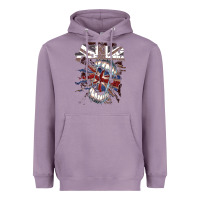 Lavender asking alexandria flag Heavyweight Hoodie - artisFamous