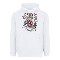 White asking alexandria flag Heavyweight Hoodie - artisFamous