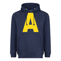 Navy letter a chipmunk christmas Heavyweight Hoodie - artisFamous