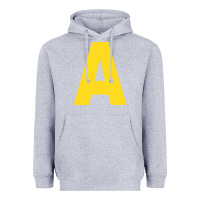 Heather Grey letter a chipmunk christmas Heavyweight Hoodie - artisFamous
