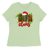 Matcha christmas maw claus Ladies Tee - FaDigitalArtStudio
