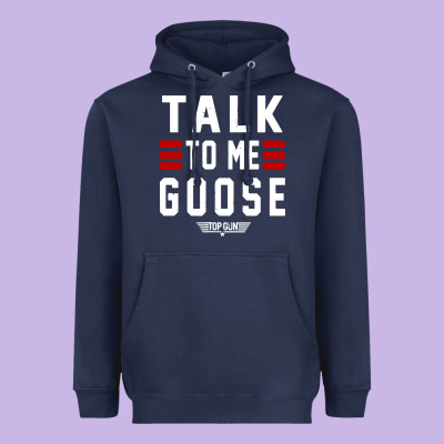 Top Gun Talk To Me Goose Distressed Heavyweight Hoodie Designed By Artisfamous