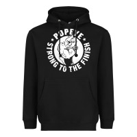 Black strong to the finish Heavyweight Hoodie - artisFamous