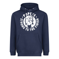Navy strong to the finish Heavyweight Hoodie - artisFamous