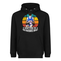 Black tom daley knitting is my favourite sport  3 Heavyweight Hoodie - artisFamous