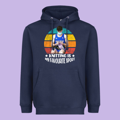 Tom Daley Knitting Is My Favourite Sport  3 Heavyweight Hoodie Designed By Artisfamous