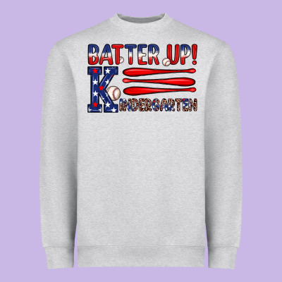 Patriotic Baseball Kindergarten Theme Heavyweight Sweatshirt Designed By Jahusdesignshop