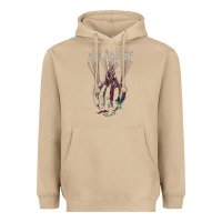 Mushroom arcade fire hand Heavyweight Hoodie - artisFamous