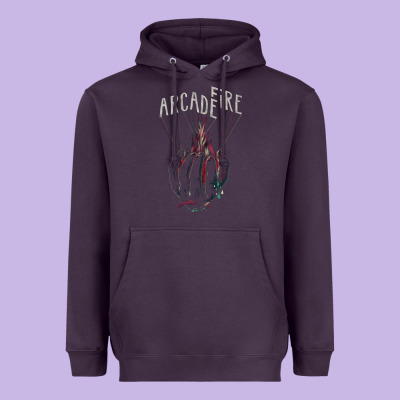 Arcade Fire Hand Heavyweight Hoodie Designed By Artisfamous
