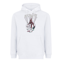 White arcade fire hand Heavyweight Hoodie - artisFamous