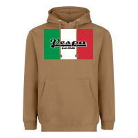 Toasted Coconut vespa motorcycle Heavyweight Hoodie - artisFamous