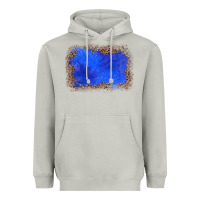 Moon Dust gemstone blue leopard background Heavyweight Hoodie - JahusDesignShop