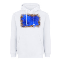 White gemstone blue leopard background Heavyweight Hoodie - JahusDesignShop