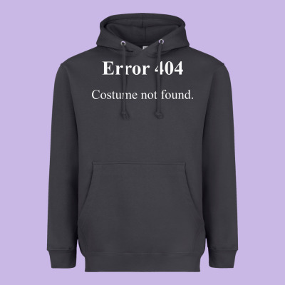 404 Costume Not Found In White Version Heavyweight Hoodie Designed By Artisfamous