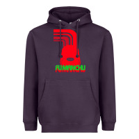 Plum fu manchu Heavyweight Hoodie - artisFamous