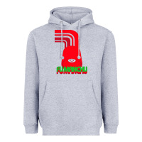 Heather Grey fu manchu Heavyweight Hoodie - artisFamous