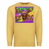 Antique Gold highland cow mardi gras tumbler Premium Sweatshirt - JahusDesignShop