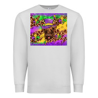 Dove Grey highland cow mardi gras tumbler Premium Sweatshirt - JahusDesignShop