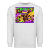Oatmeal Heather highland cow mardi gras tumbler Premium Sweatshirt - JahusDesignShop