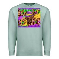 Seafoam highland cow mardi gras tumbler Premium Sweatshirt - JahusDesignShop