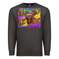 Smoke highland cow mardi gras tumbler Premium Sweatshirt - JahusDesignShop