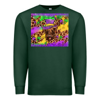 Sports Green highland cow mardi gras tumbler Premium Sweatshirt - JahusDesignShop
