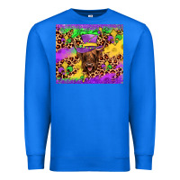 True Royal highland cow mardi gras tumbler Premium Sweatshirt - JahusDesignShop
