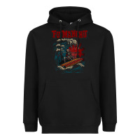 Black fu manchu Heavyweight Hoodie - artisFamous