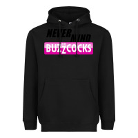 Black Never Mind the Buzzcocks Heavyweight Hoodie - artisFamous