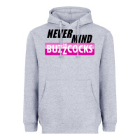 Heather Grey Never Mind the Buzzcocks Heavyweight Hoodie - artisFamous