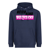 Navy Never Mind the Buzzcocks Heavyweight Hoodie - artisFamous
