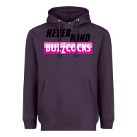 Plum Never Mind the Buzzcocks Heavyweight Hoodie - artisFamous