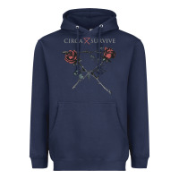 Navy Circa Survive Heavyweight Hoodie - artisFamous
