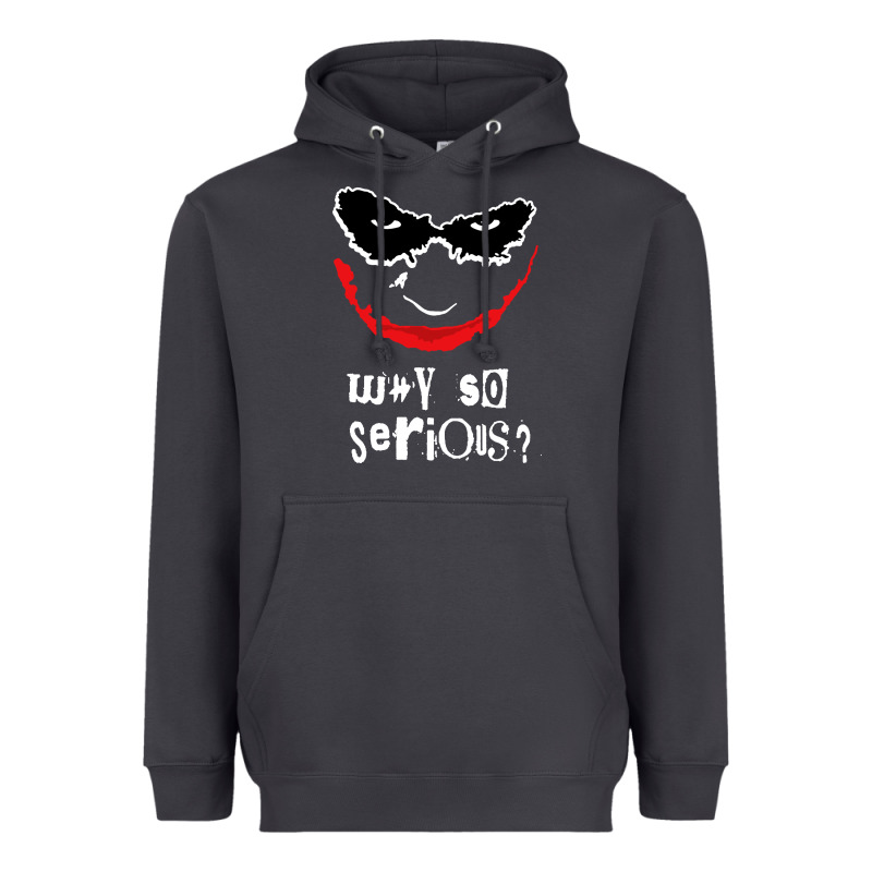Why So Serious Heavyweight Hoodie by artisFamous | Teevron