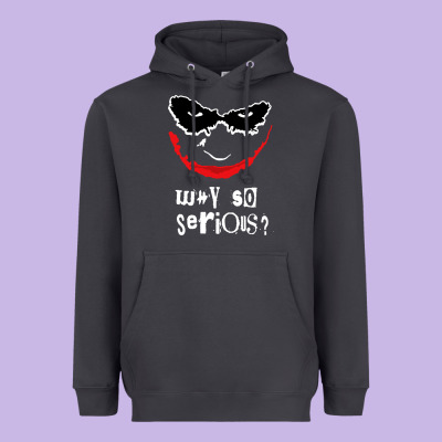Why So Serious Heavyweight Hoodie Designed By Artisfamous