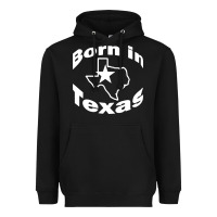 Black born in texas Heavyweight Hoodie - artisFamous