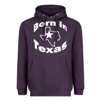Plum born in texas Heavyweight Hoodie - artisFamous