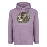 Lavender Circa Survive Heavyweight Hoodie - artisFamous