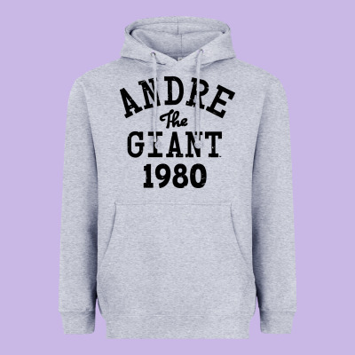 Andre The Giant 1980 Heavyweight Hoodie Designed By Artisfamous