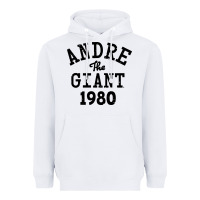 White andre the giant 1980 Heavyweight Hoodie - artisFamous