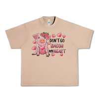 Burro Valentine's Day Don't Go Bacon My Heart Urban Heavy Tee - RanaPortraitStore