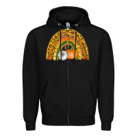 Black fall rainbow Zipper Hoodie - AdoDesignShop