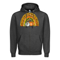 Charcoal Heather fall rainbow Zipper Hoodie - AdoDesignShop