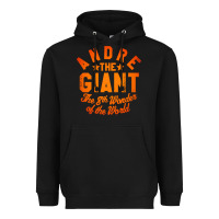 Black andre the giant 8th wonder of the world Heavyweight Hoodie - artisFamous